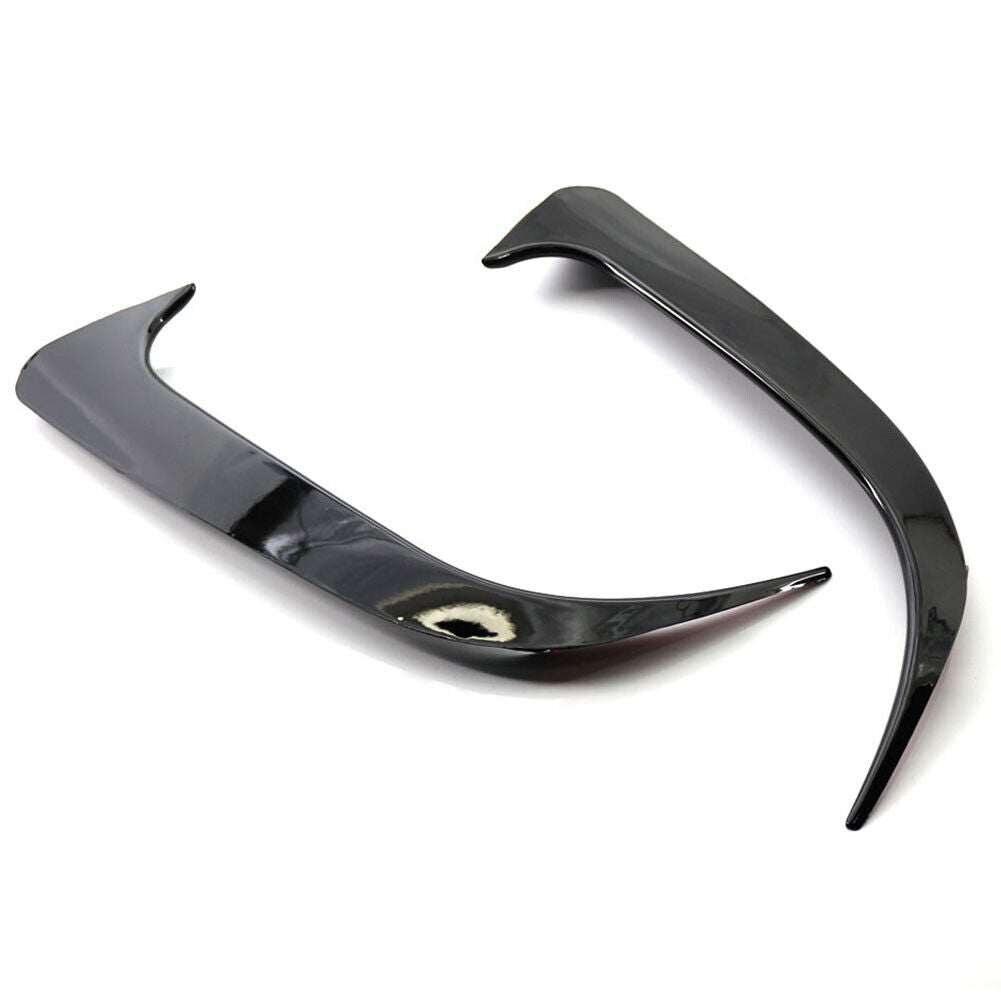 Rear Bumper Vent Canards for Mercedes-Benz CLA 200 AMG 14-18 (Gloss Black)