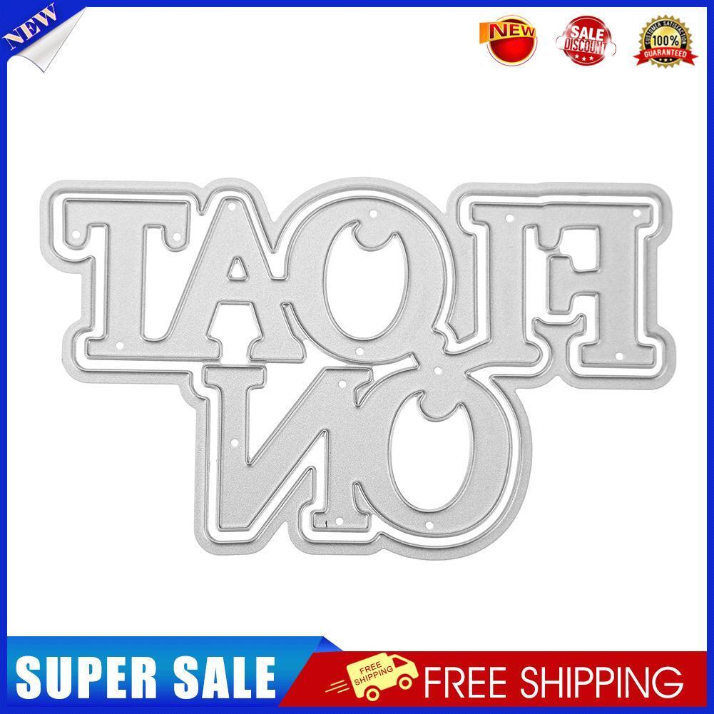 2pcs Greeting Slogan Scrapbooking Cutting Dies Stencil DIY Making Craft-205