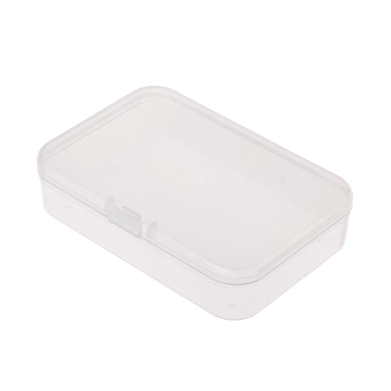 Fishing Box Plastic Transparent Clear Bait Lure Hook Tackle Jig Storage Portable