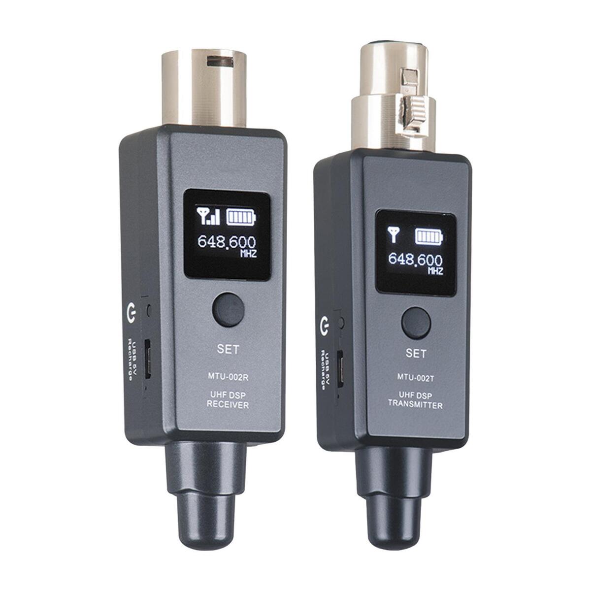 Microphone  Transmitter Receiver Adapter XLR XLR Microphone Microphone
