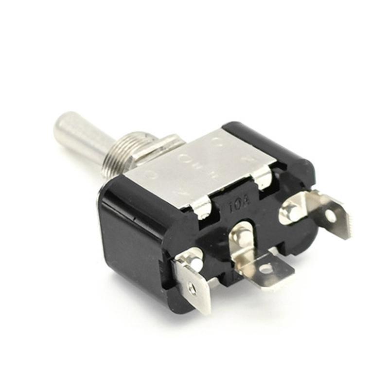 3Pcs ON-OFF-ON 3 Pin 3 Position Toggle Flicks Switch SPST 10A Auto Automotive