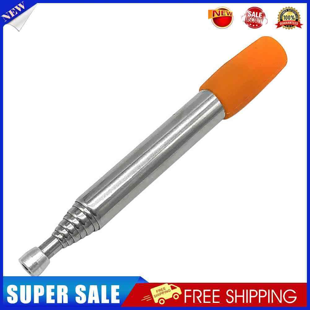 Blow Fire Tube Outdoor Camping Cooking Retractable Mouth Blowpipe (Orange)
