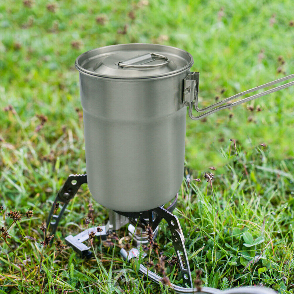Foldable Cooking Tableware Pots Outdoor Camping Picnic Cookware Coffee Cups
