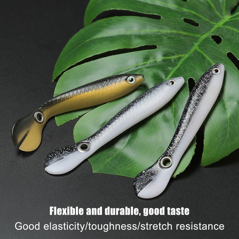 Fishing Lures, Fin Guarded Swimbait, Enticing Soft Plastic Swimbaits Soft Tail