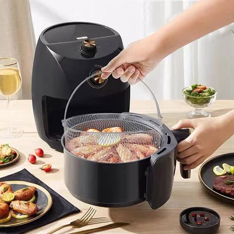 Air Fryers Filter Basket with Handle Steamer Basket ?for Instant-Pot 8 Inch