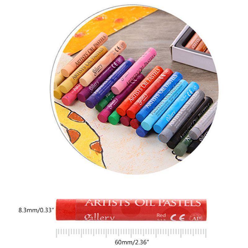 48 Vibrant Colors Child Oil Pastels Graffiti Soft Crayons for Classroom Rewards
