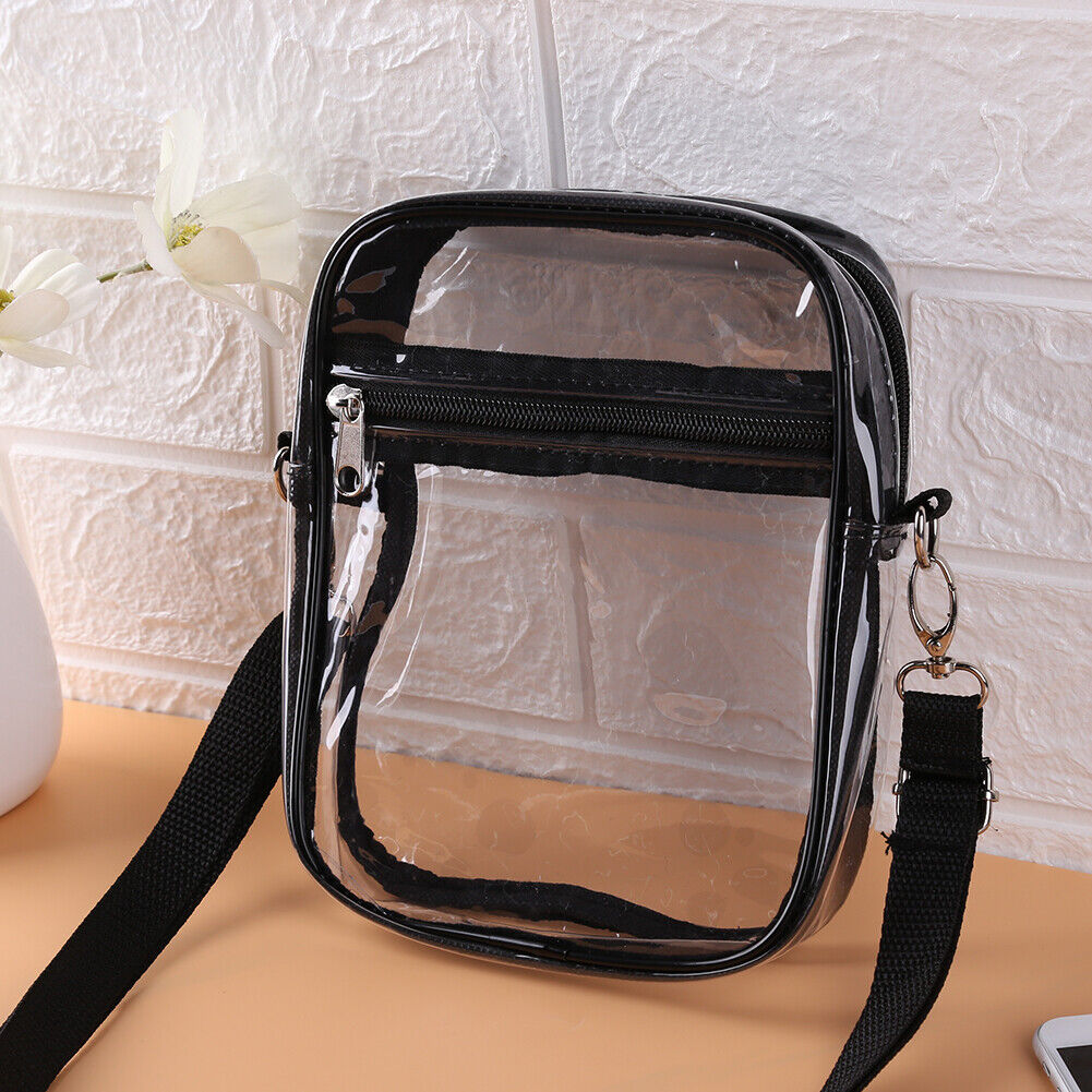 Fashion Clear Shoulder Bag Women Men Casual Travel Beach Crossbody Bags