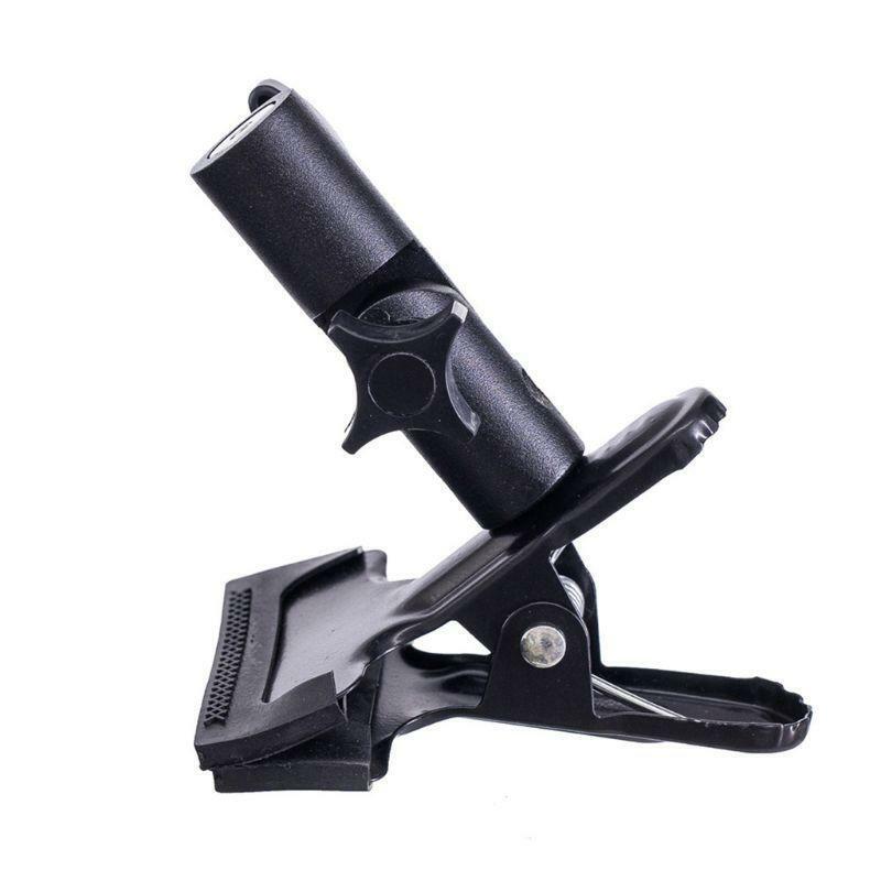 Reflector Clip E-shape Clamp Light Stands Attachment for Background Reflector