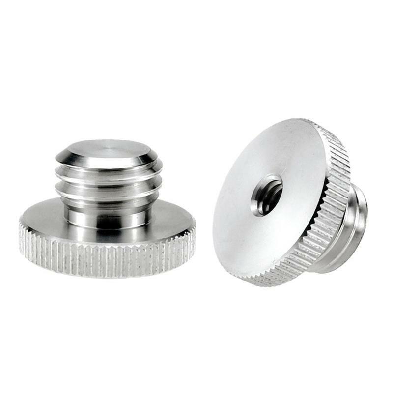 1 Pcs Screw Adapter Aluminum Alloy 1/4" Female to 5/8" Male Screw Adapter Conver