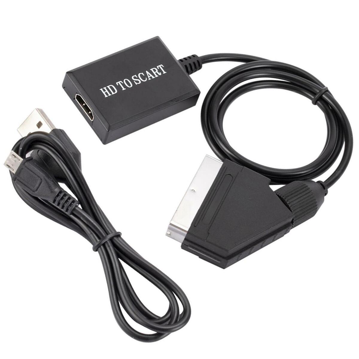 to  Converter 1080P for DVD  Sky Crt TVs W/ USB  Cable