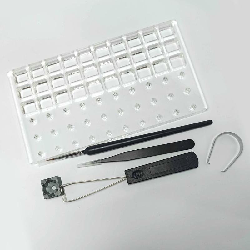 6pcs Switch Puller Lube Station Keycap Puller Remover Suit Cherry MX Switches