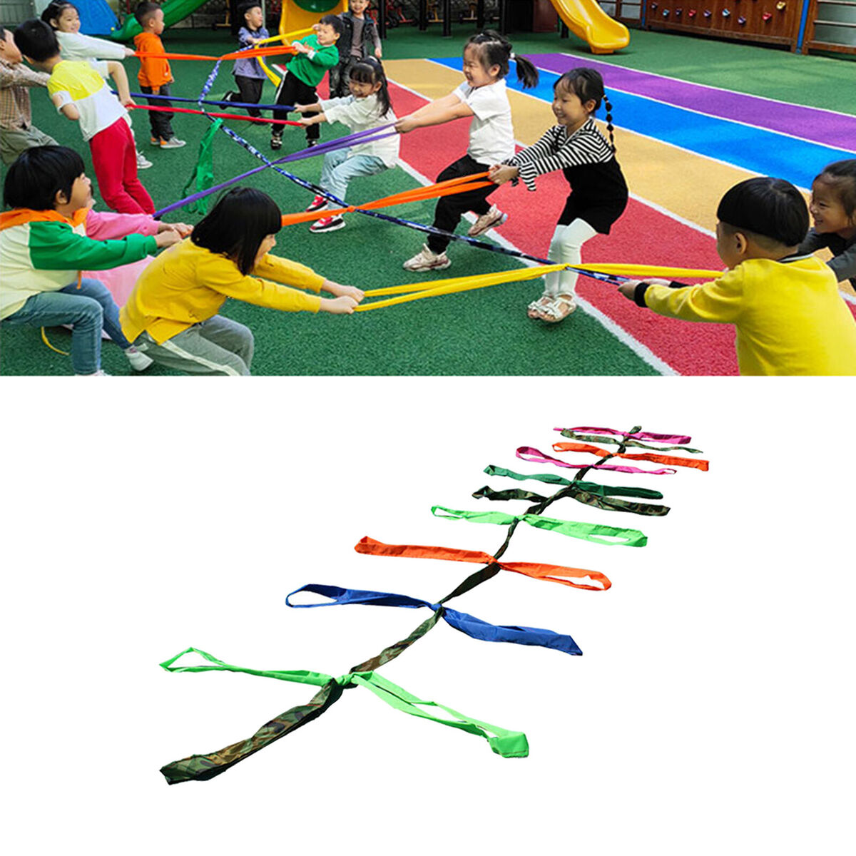 Tug of War Rope Interesting  Game Activity for  Children Toddler