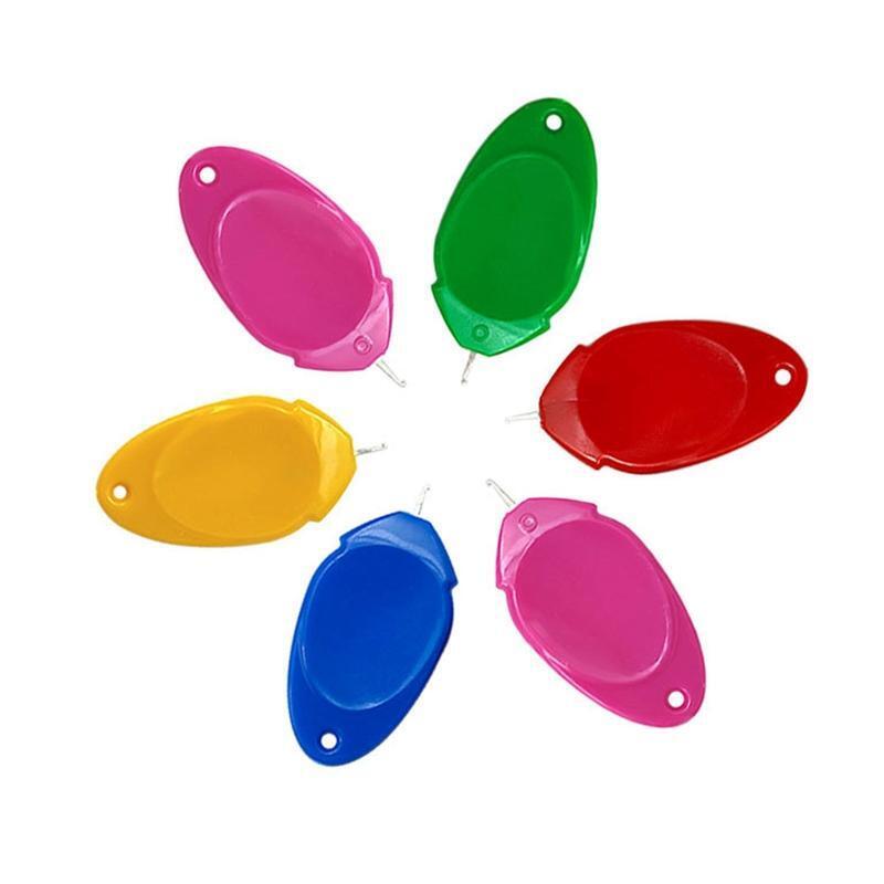 Plastic Needle Threader for Hand Sewing, Wire Loop DIY Needle Threader