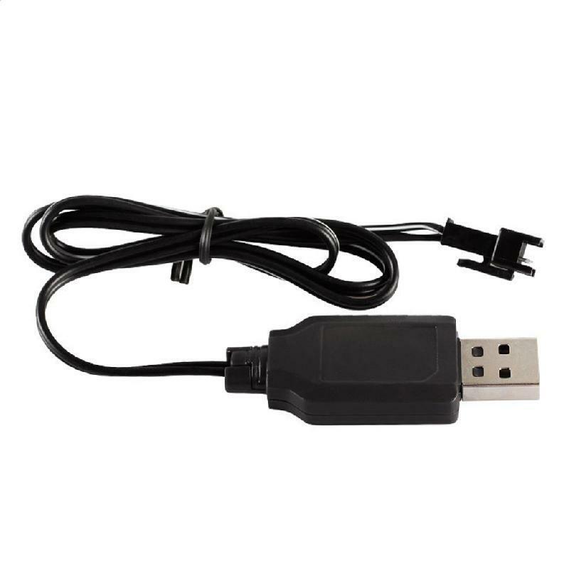 USB Charging Cable Ni-Cd Ni-MH Batteries Pack SM Plug Adapter 7.2V 250mA Output