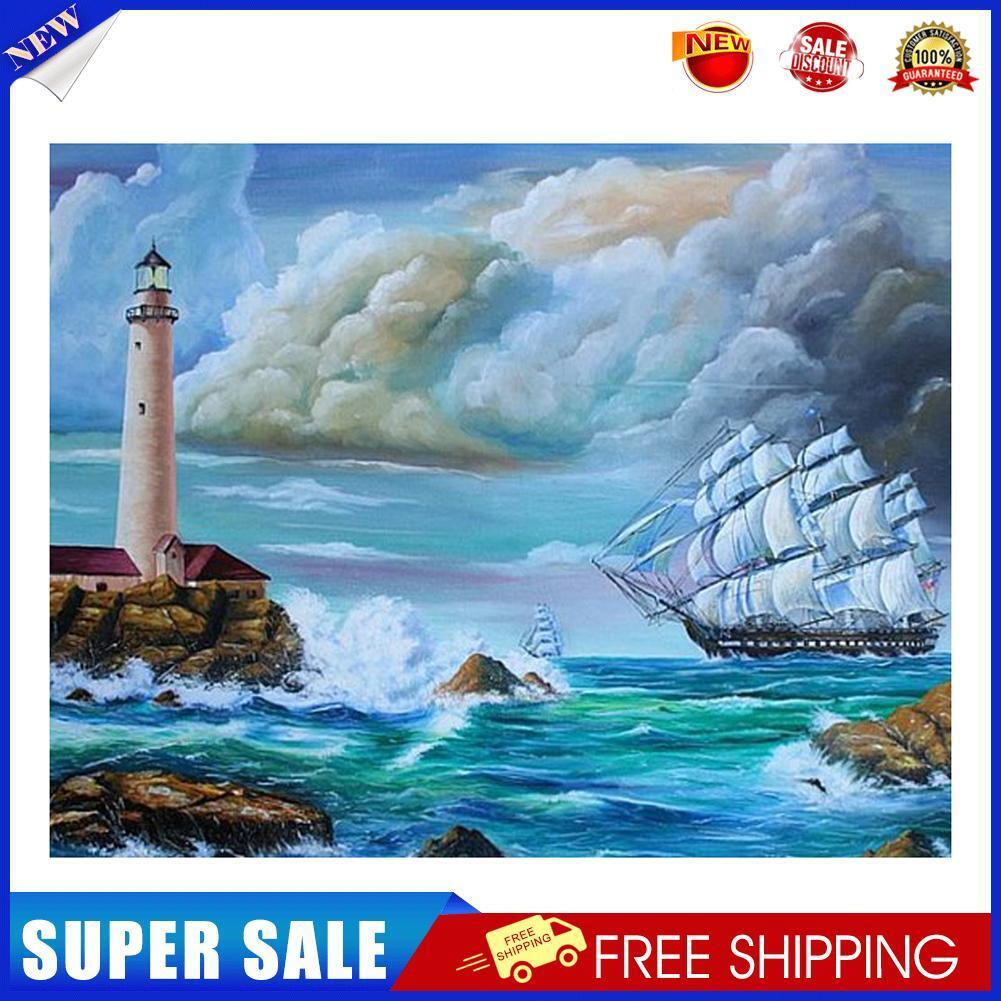 Sea Full Drill Diamond Painting DIY Embroidery Kits Cross Stitch Art Decor