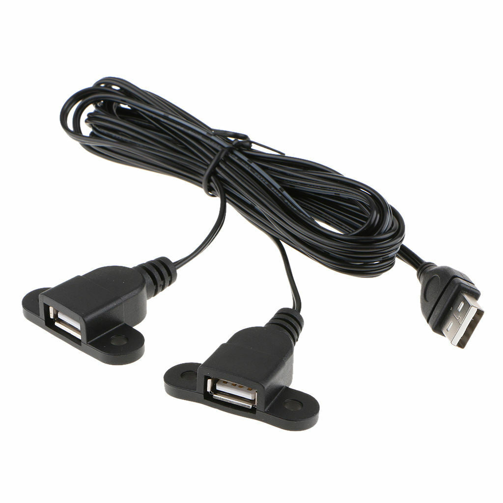 USB Cable Y Splitter USB 2.0   Hub Adapter Charger Cable Extension