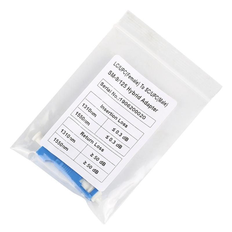 SC to LC Female Fiber Optic Adapter for Optical Fiber Connection Transmission