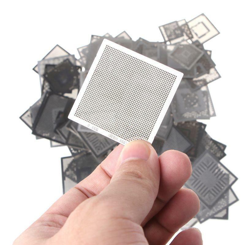 130Pcs/set BGA Stencils Universal Direct Heated Steel Stencils for Notebooks