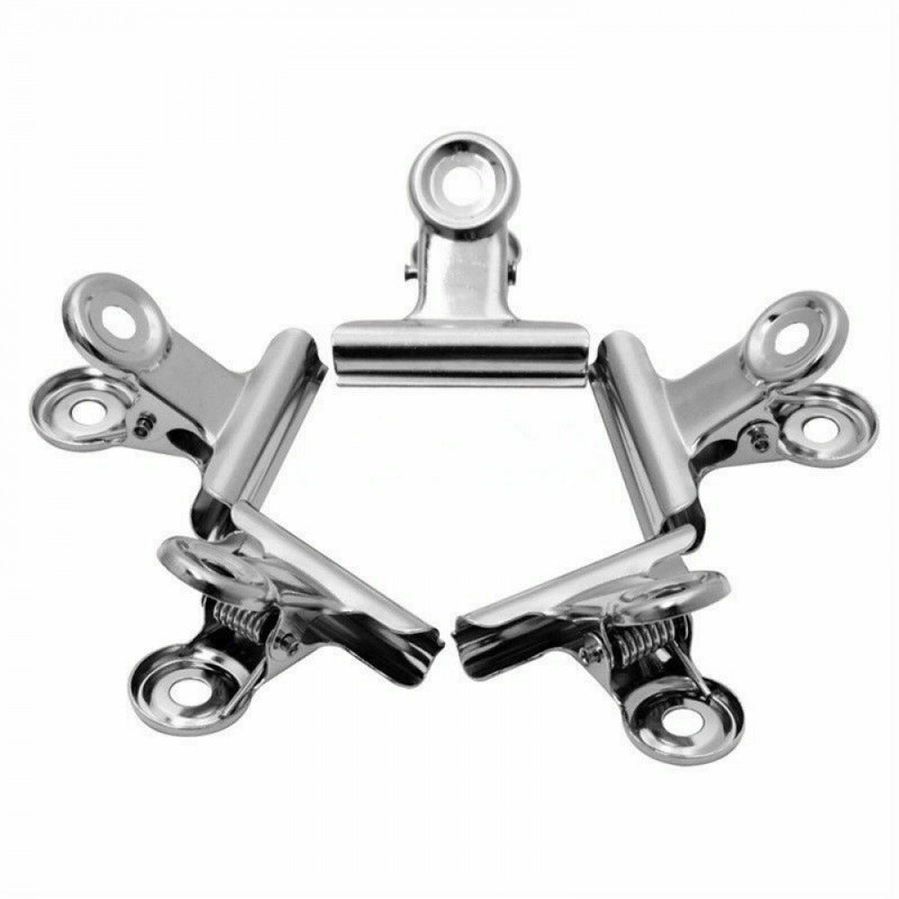 10X Spring Binder Clips Bulldog Clip Paper File Clamps Money Letter Storage 20mm