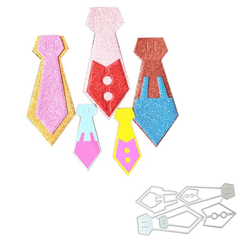Bow Tie Cutting Dies 5 Pcs Stencil Scrapbooking DIY Album Stamp Paper Card