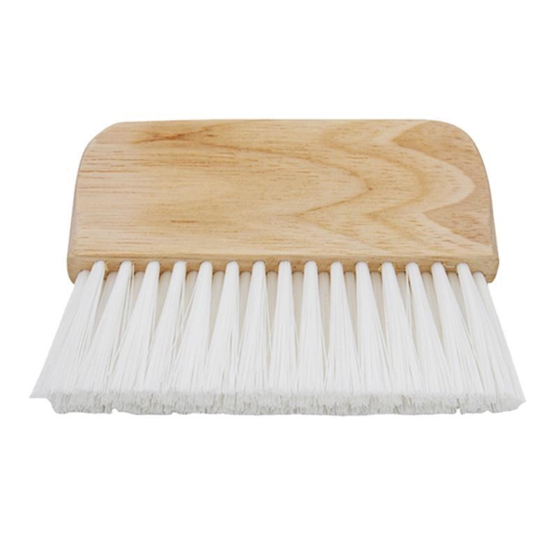 Art Brush with Wooden Handle Portable Watercolor Brush Flat Brush for Wood Wall
