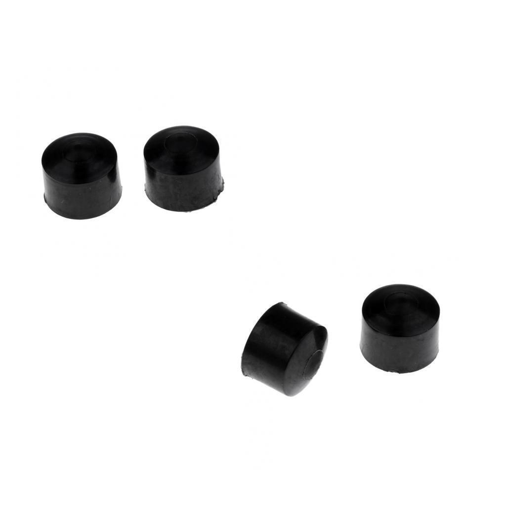 Pack of 4Pcs Skateboard Truck Replacement  Cups - Black Rubber 3 Sizes 16×10 mm