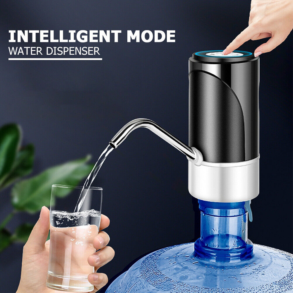 Barrelled Water Automatic Pumper Water Pump Smart Water Dispenser (Black)