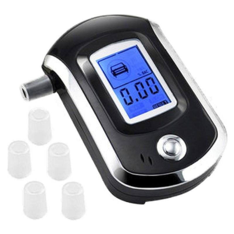 Portable Professional Breath Alcohol Meter Police Accurate Semiconductor Sensor