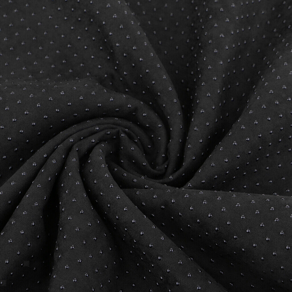 1Yard Anti-skid Design Non Skid Rubber Treated Fabric for Sewing Black