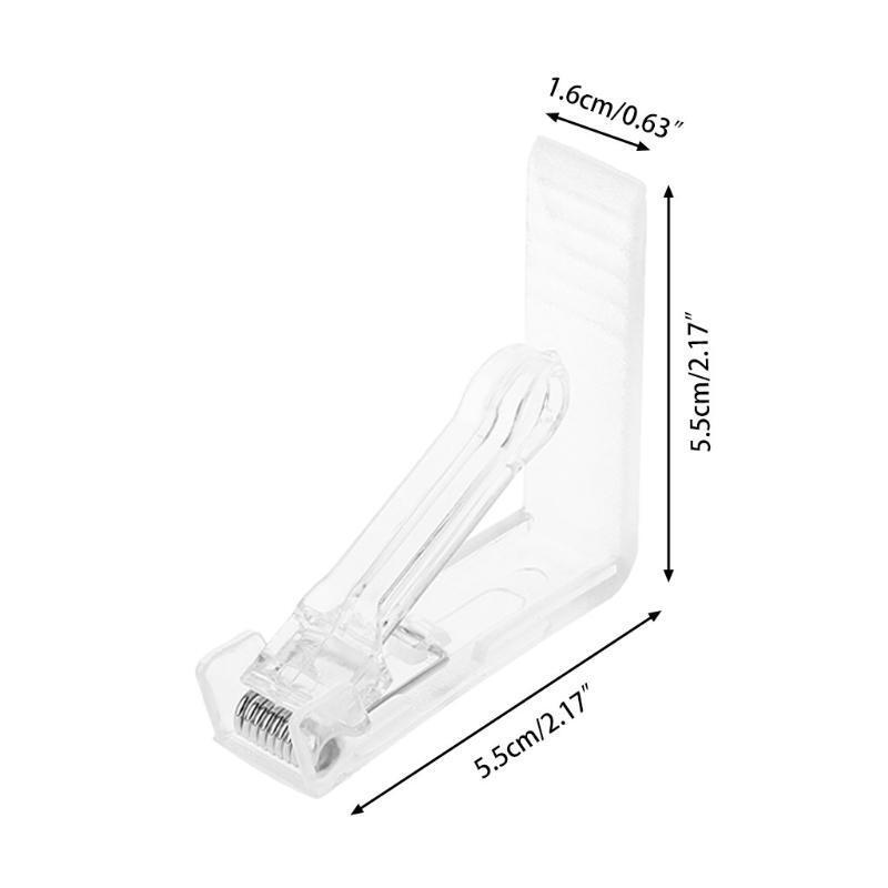 4Pcs Clear Plastic Table Cover Cloth Tablecloth Clip Clamp Holder Party Supplies