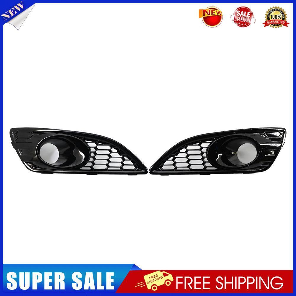 1 Pair Hollow Front Bumper Fog Lamp Lower Grille for Ford Fiesta JA8 13-17