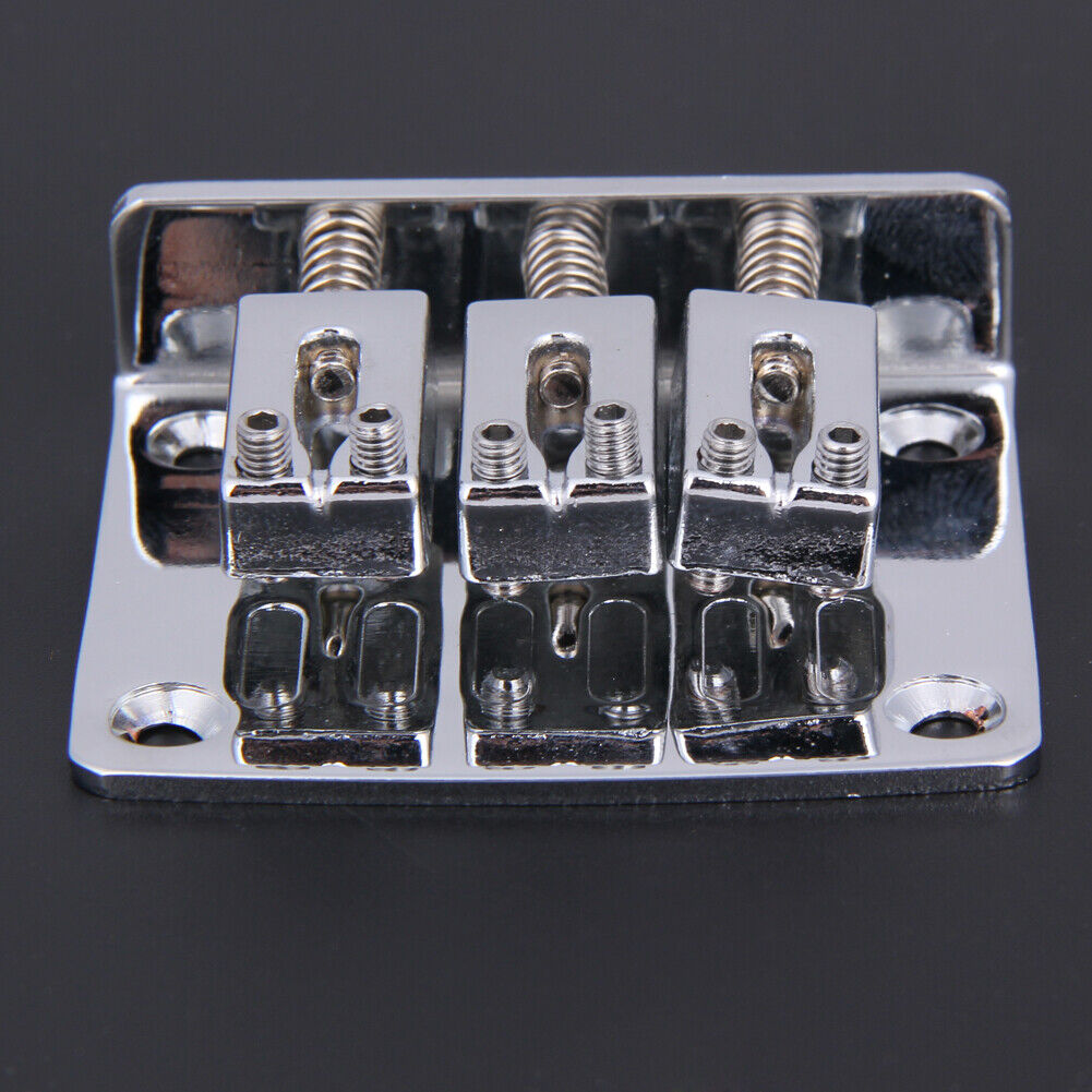 Adjustable Guitar Tailpiece for Cigar Box Guitar 3 String Hard-tail