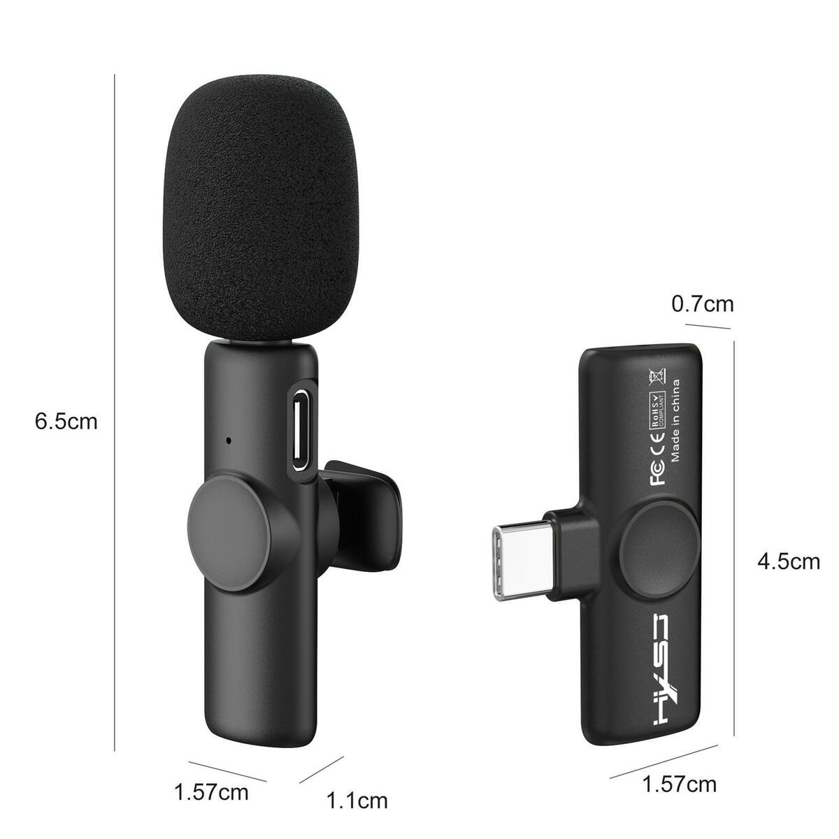 Wireless Lavalier Microphone  ? 2.4G Usb-C for Interview-Auto Sync Meeting