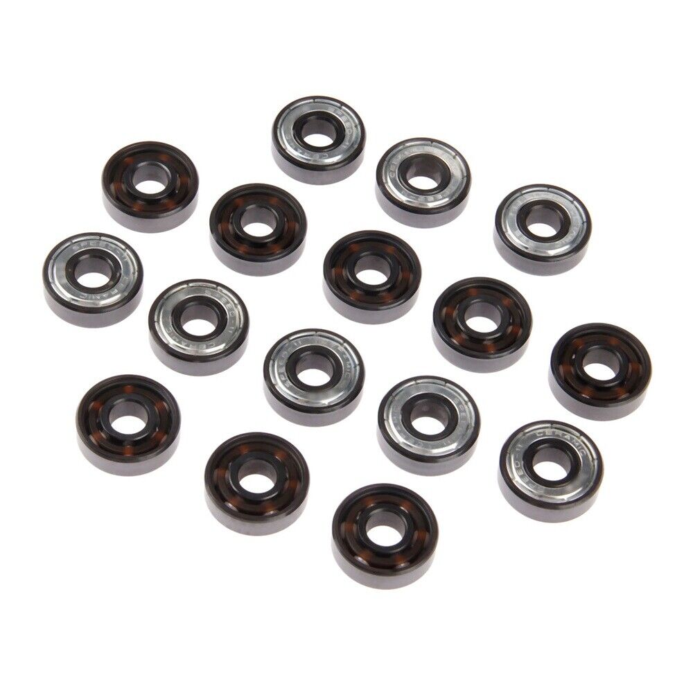 Skateboard Accessaries Skate Ball Roller Inline Ceramic Precision Bearing 16PCS