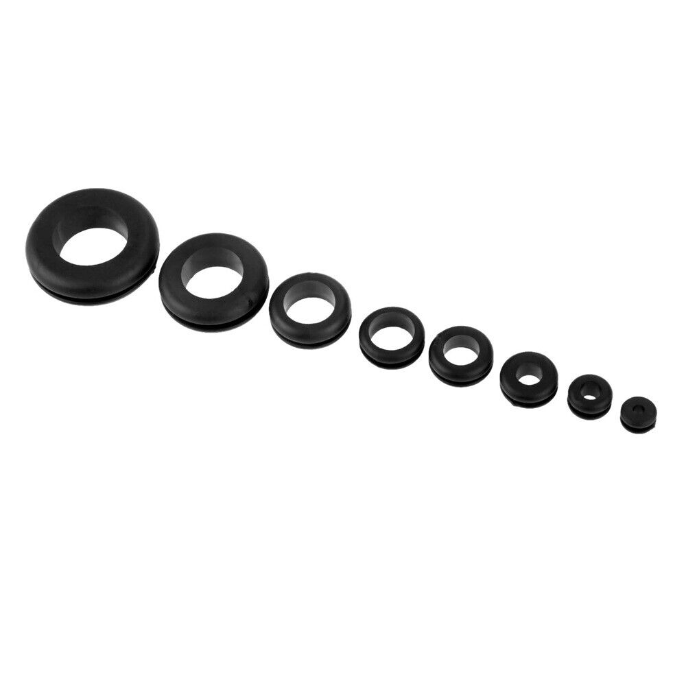 Practical Grommet Assortment Rubber Set Firewall Wiring Wire Cable Gasket 180pcs