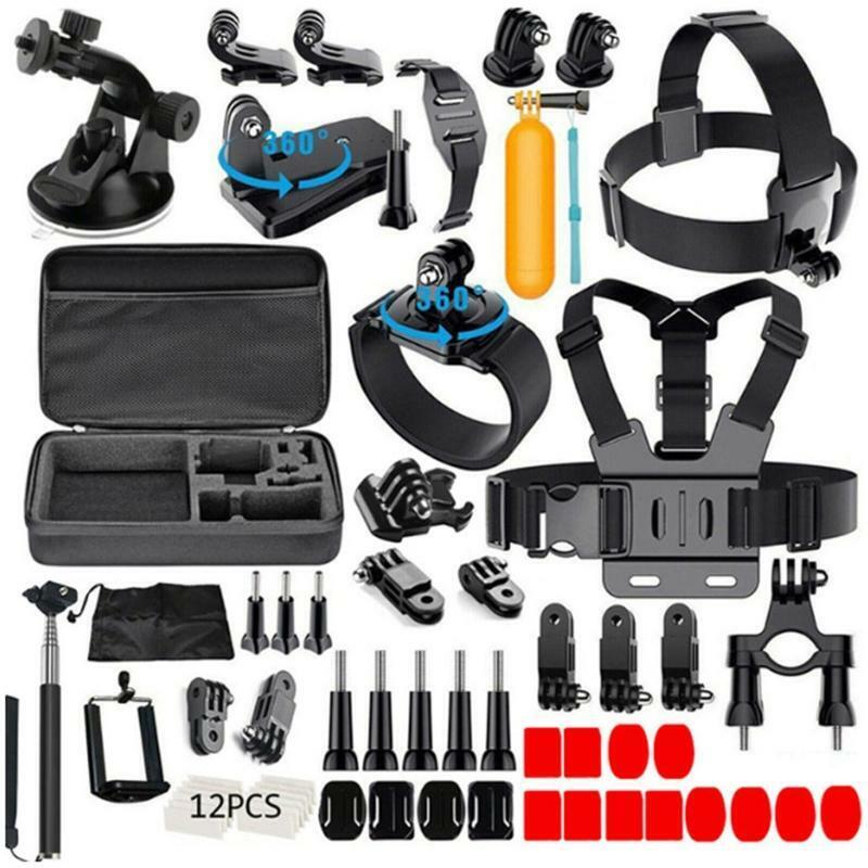 61 in 1 Action Camera Accessories Kit with Storage Bag for Hero 9 8 7 6 5 Sessio