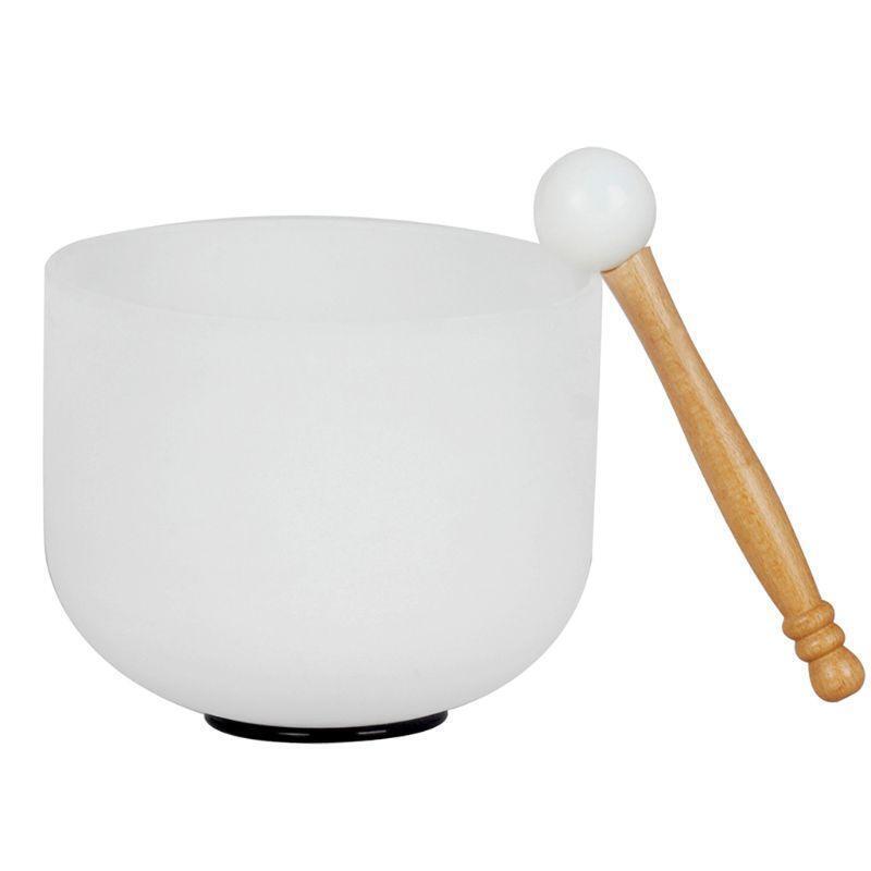 Rubber Mallet Stick Beater for Crystal Singing Bowl Wooden Handle Professional
