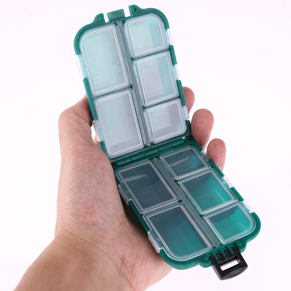 Plastic Box Fishing Tackle Box Small Accessory Box Square Fishhook Box