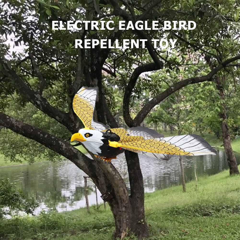 Luminous Bird Repellent Hanging Eagle with Music Portable Flying Bird Gift