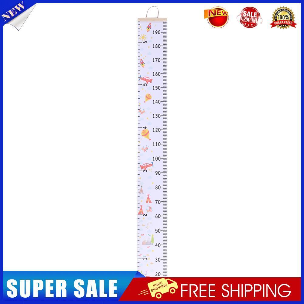 Baby Cartoon Height Measure Ruler Child Kid Wall Hanging Growth Chart (B)