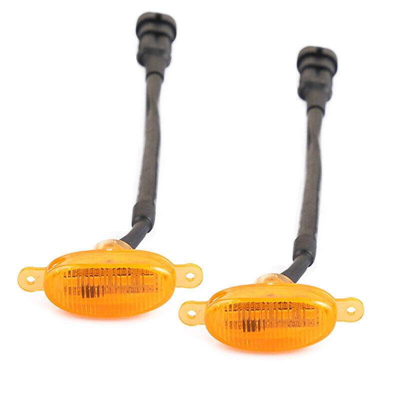 Front Grille Amber LED Lamp Running Light Yellow Fit for Ford F-150 Raptor