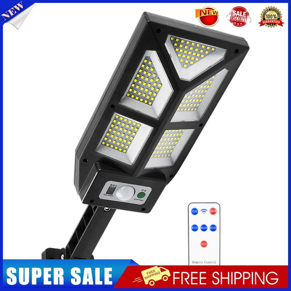 196 LED Solar Wall Light Waterproof Outdoor Motion Sensor Garden Path Lamp