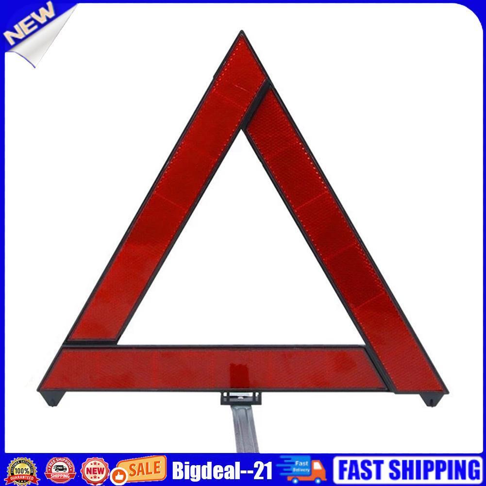 Car Emergency Breakdown Safety Warning Tripod Foldable Red Reflector Sign