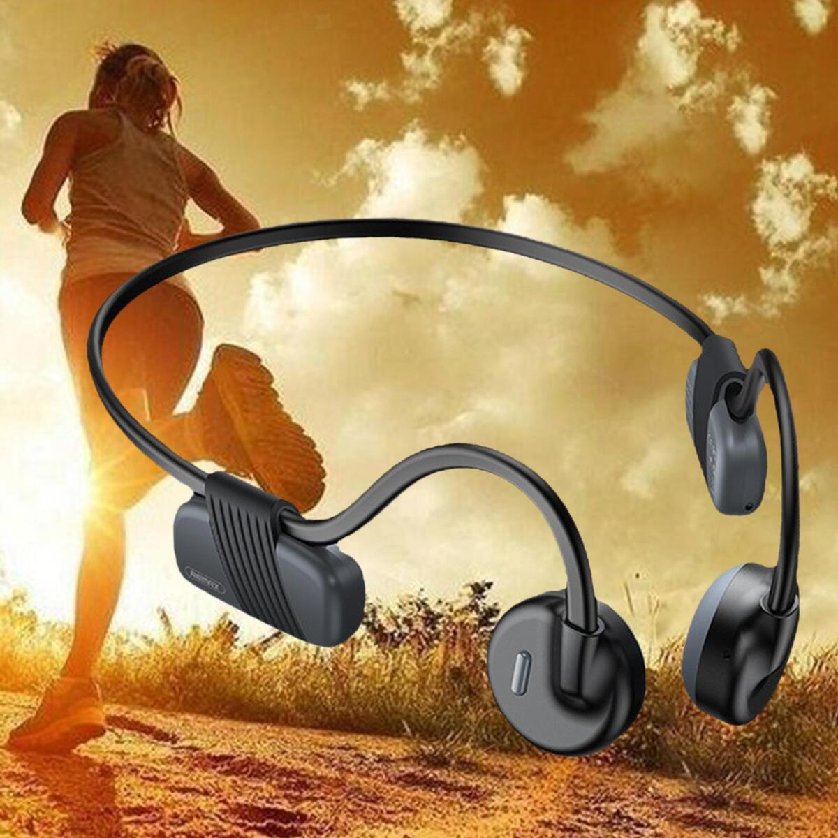 2x  Headphones with Mic IPX6 Waterproof for Bicycling Sports