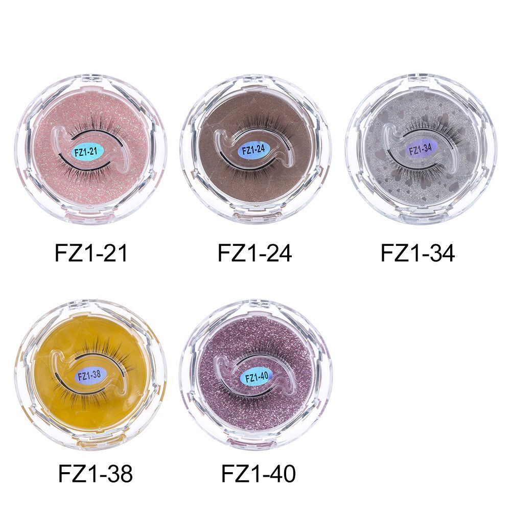Tools Glue-free Natural Fluffy Self-adhesive False Eyelashes Ultral Wispy