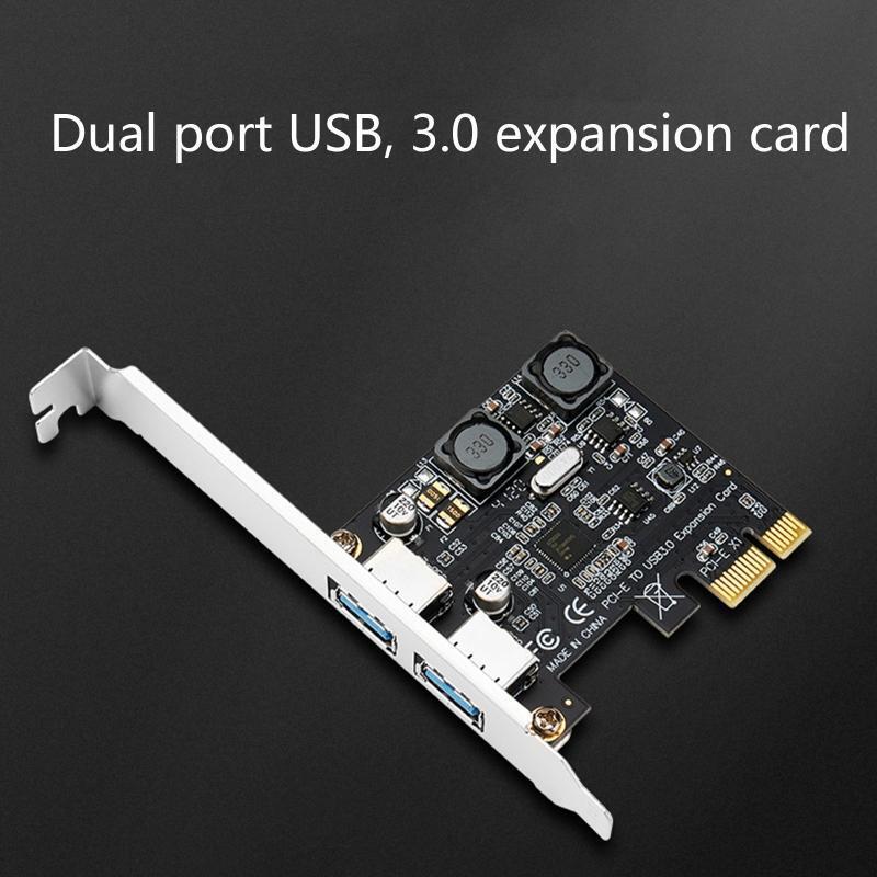 PCI-E 1x to 16x Adapter Board Extension Card PCI-E 1 to 2 USB 3.0 Adapter Card