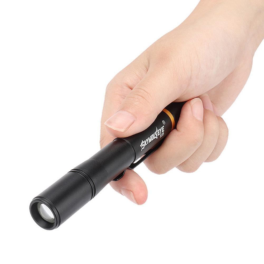 Aluminum Alloy LED Double-sided Light Souce Medical Pen Shape Flashlight