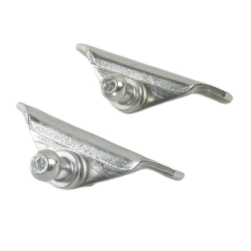 2pcs Ball Stud Brackets 10mm Fits Gas Prop Strut Spring Lift Coated Steel 10MM