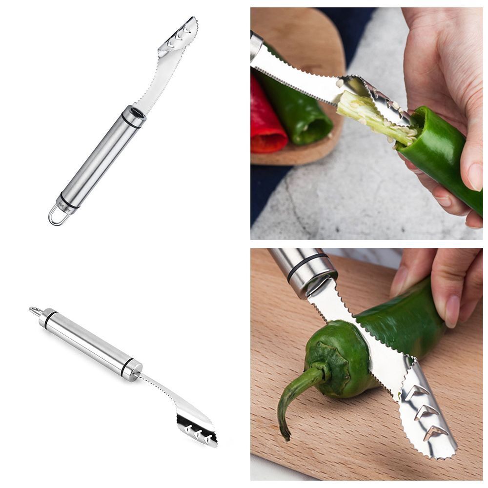 Pepper To Core Household Core Remover Vegetable Slicer Deseeder Tool Cut Pepper