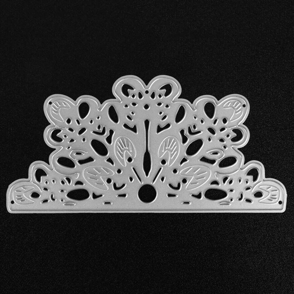 1pc Carbon Steel Semicircle Flower Cutting Dies Stencils For DIY Album Card